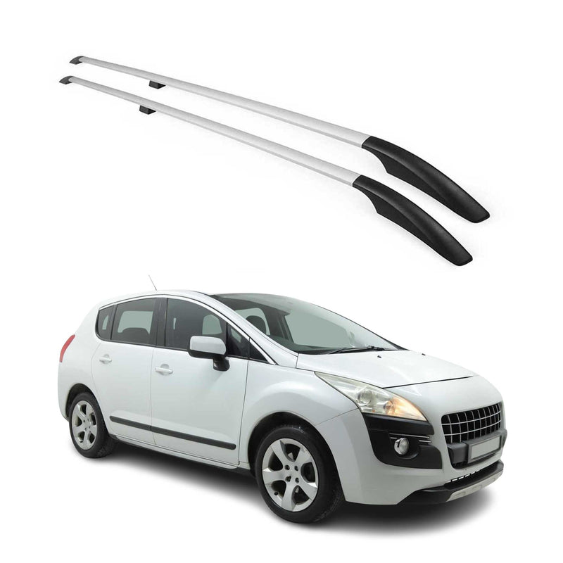 Dachreling Dachgepäckträger Relingträger für Peugeot 3008 2009-2016 Alu Silber