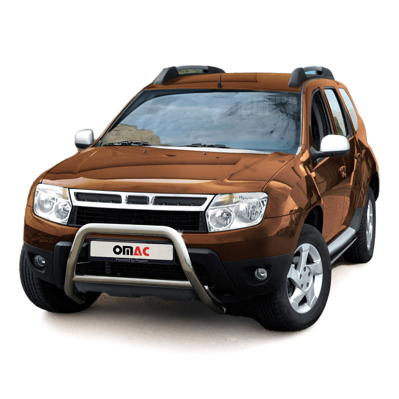 Frontbügel Frontschutzbügel für Dacia Duster 2010-2014 Stahl Silber mit ABE