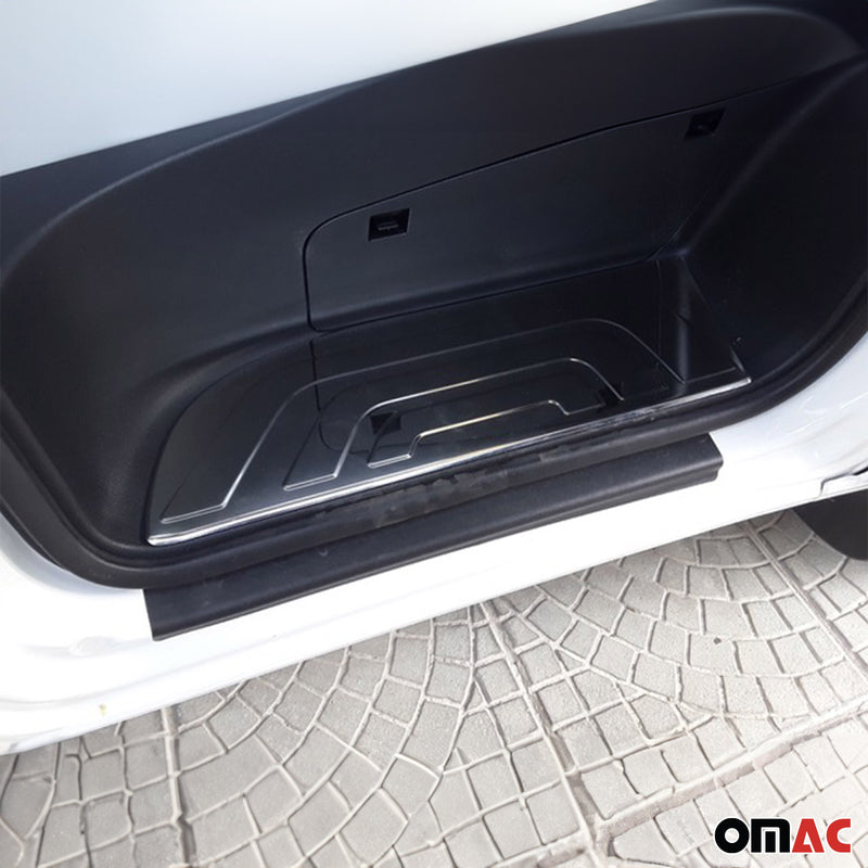 Einstiegsleisten für Mercedes Sprinter 2018-2025 Doppel Schiebetür Chrom 4x