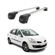 Dachträger Grundträger für Renault Clio III 2005-2012 Aluminium 75kg Grau 2tlg