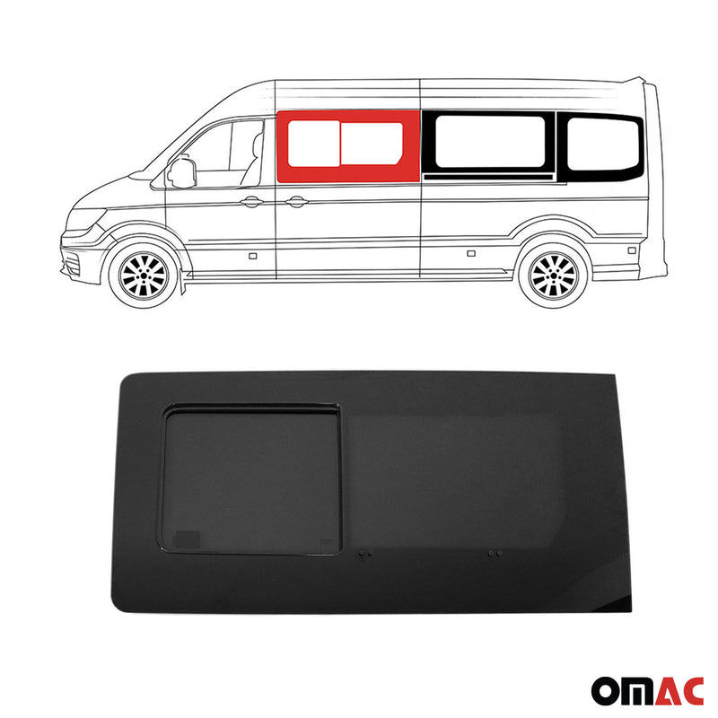 Seitenfenster Schiebefenster für VW Crafter 2017-2024 Links Schiebetür L2