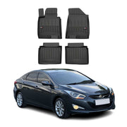 OMAC Gummi Fußmatten für Hyundai i40 2014-2019 Premium TPE Automatten Schwarz 4x