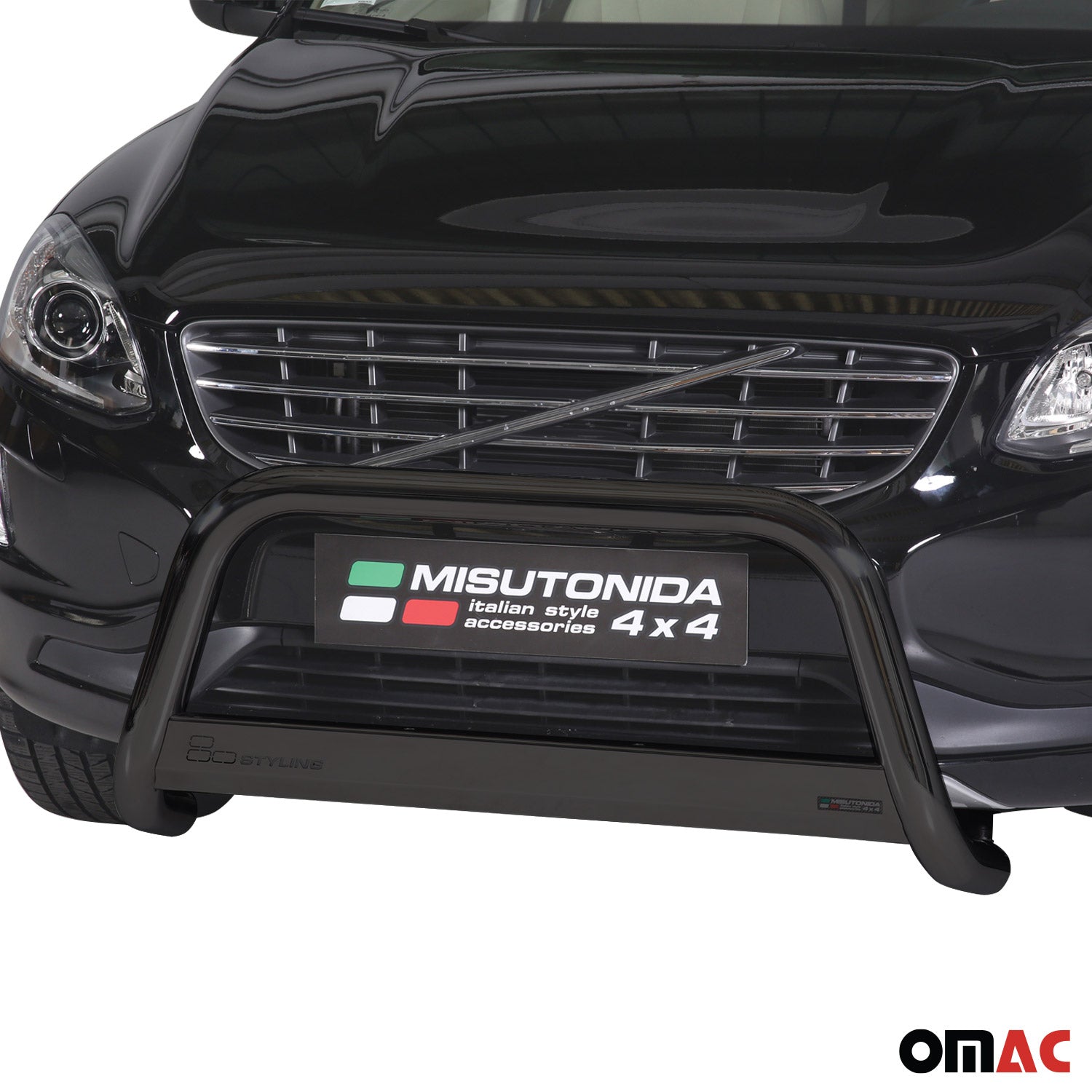 Frontbügel Frontschutzbügel für Volvo XC60 2013-2017 ø63mm Stahl Schwarz Schutz