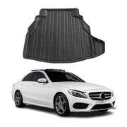Kofferraumwanne Laderaumwanne für Mercedes C Klasse W205 Limo 2014-21 Gummi TPE