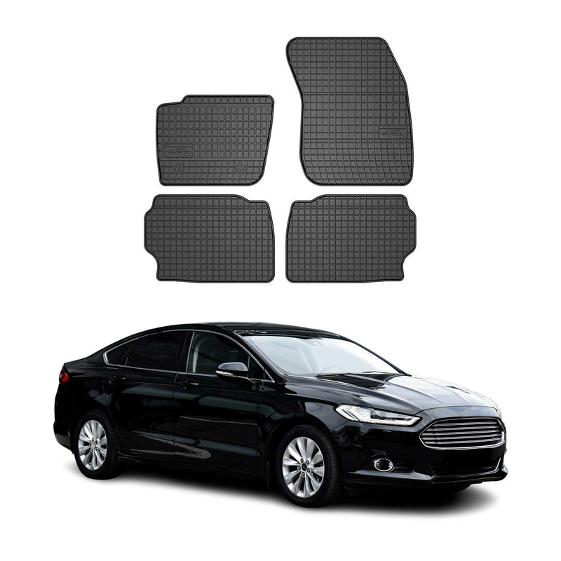 OMAC Gummi Fußmatten für Ford Mondeo mk5 2014-2022 Automatten Gummi Schwarz 4tlg