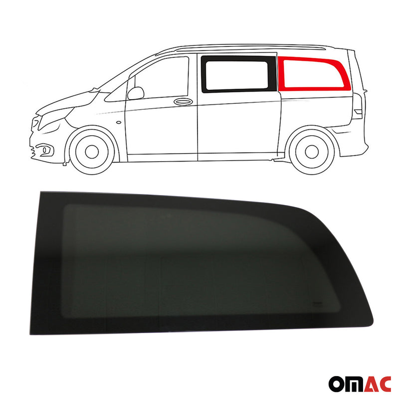 Seitenfenster Sicherheitsglas für Mercedes Vito W447 2014-2024 Fenster Links L3