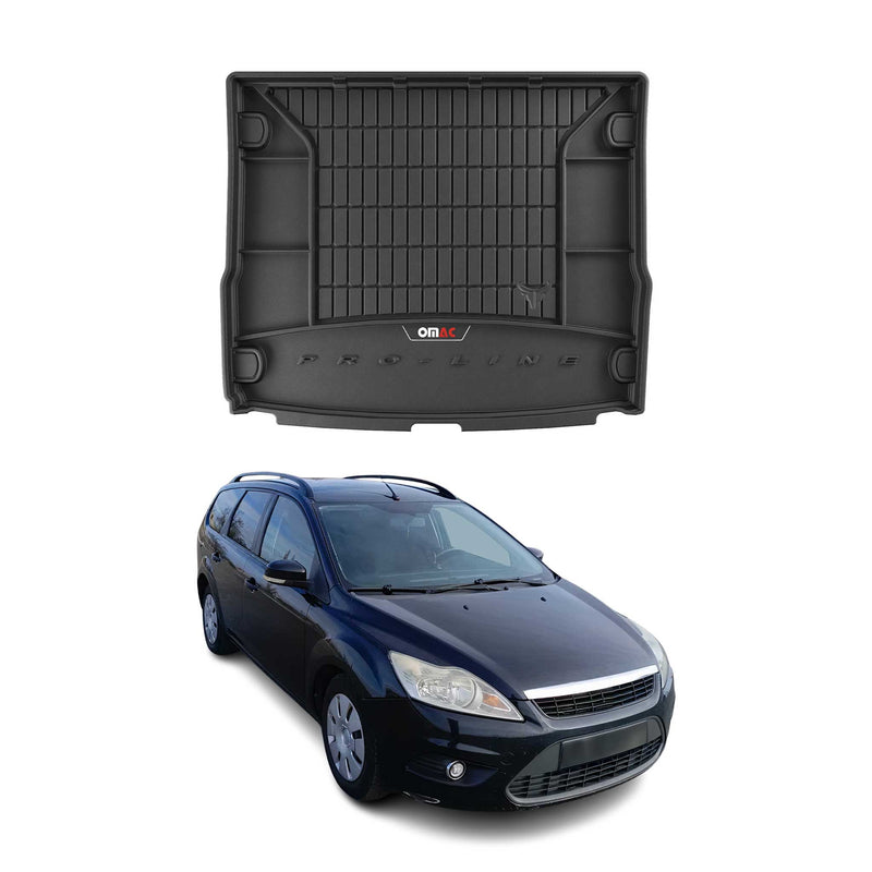 OMAC Gummi Kofferraumwanne für Ford Focus mk2 2004-2011 Turnier Laderaumwanne