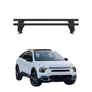 Menabo Dachträger Grundtäger für Citroën C4 mk3 2021-2026 50kg Alu Schwarz 2 tlg