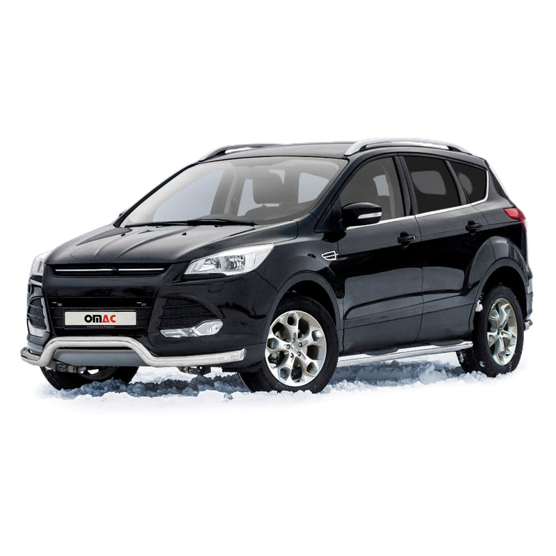 Frontbügel Frontschutzbügel Schutz für Ford Kuga 2012-2017 mit ABE Stahl Silber