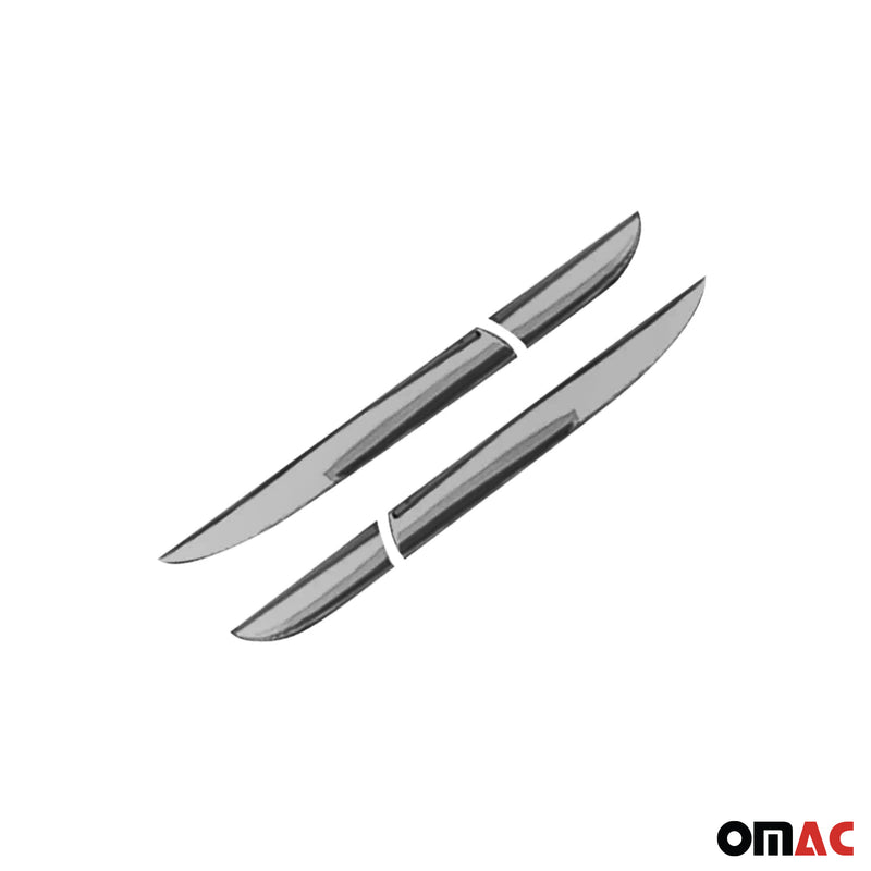 Rücklicht Leisten Heckleuchte für Renault Clio 2012-2019 Untere Edelstahl Dunkel