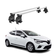 Menabo Dachträger Grundtäger für Renault Clio mk5 2019-2025 50kg Stahl Silber 2x