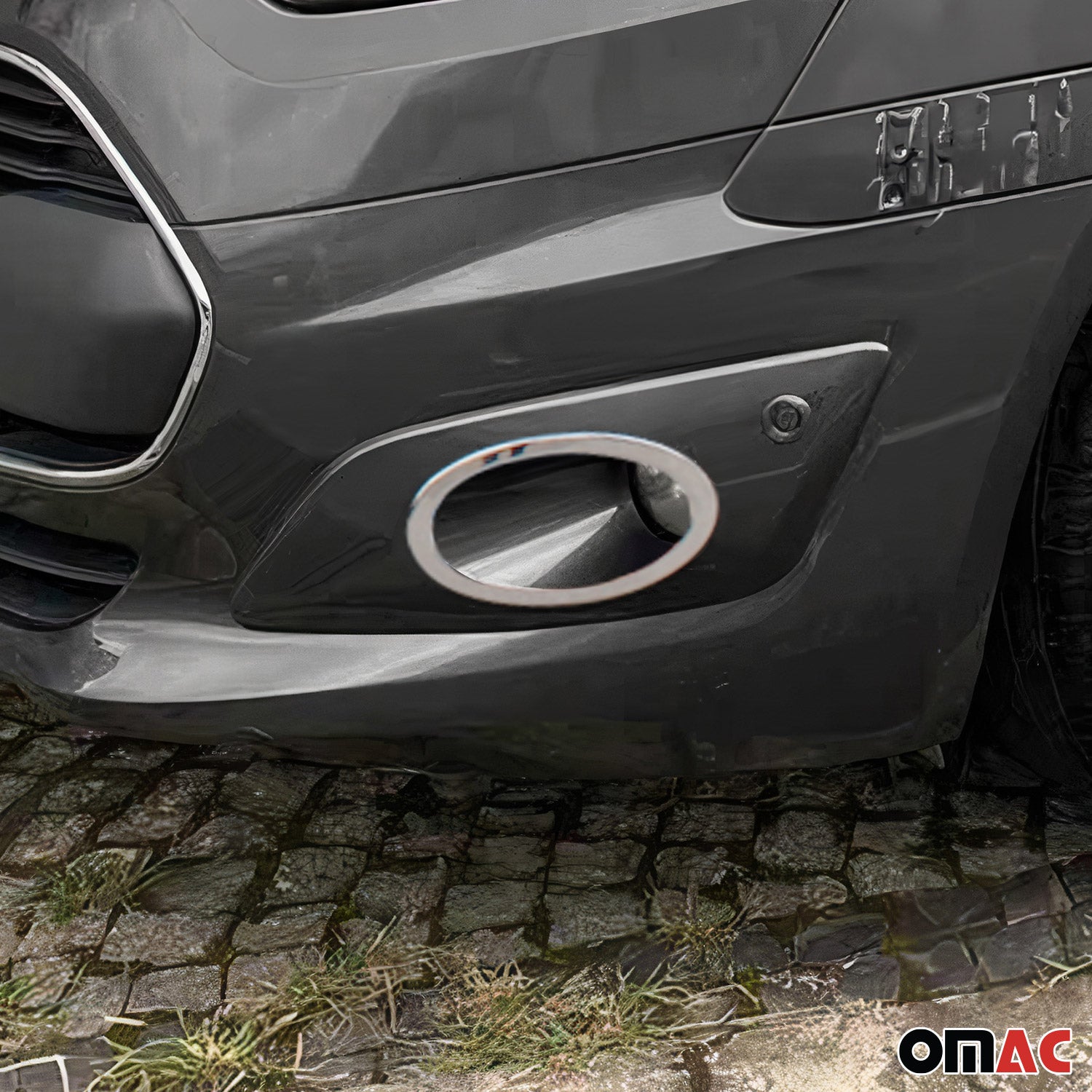 Nebelscheinwerfer Rahmen Chrom für Ford Connect 2014-2019 Edelstahl 2x