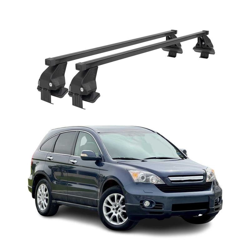 Menabo Dachträger Grundtäger für Honda CR-V mk3 2006-2012 50kg Stahl Schwarz 2x