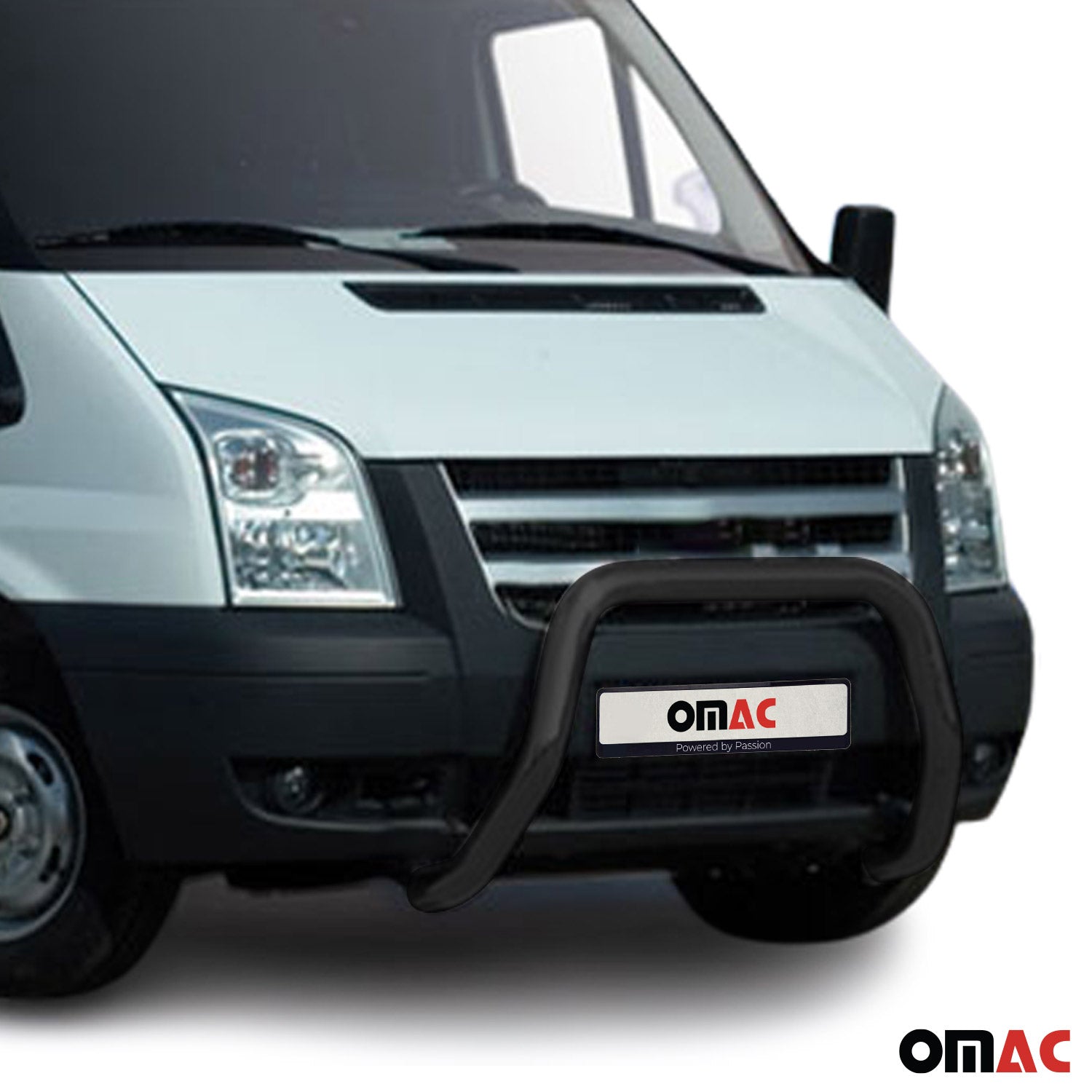 Frontbügel Frontschutzbügel für Ford Transit 2006-2012 mit ABE Stahl Schwarz