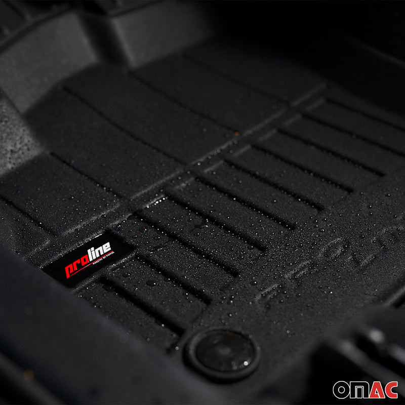 OMAC Gummi Fußmatten für BMW X4 F26 2014-2018 Premium TPE Automatten Schwarz 4x