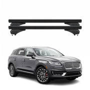 Menabo Dachträger Grundtäger für Lincoln Nautilus 2019-2023 Aluminium Schwarz 2x