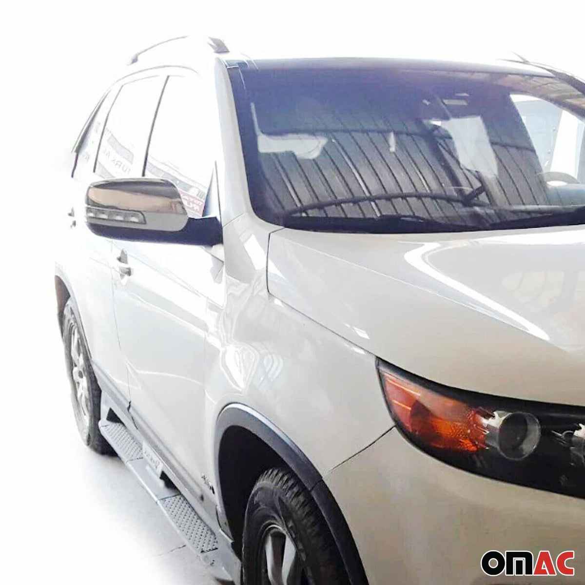 Spiegelkappen Spiegelabdeckung für Kia Sorento 2009-2014 Edelstahl Chrom 2tlg