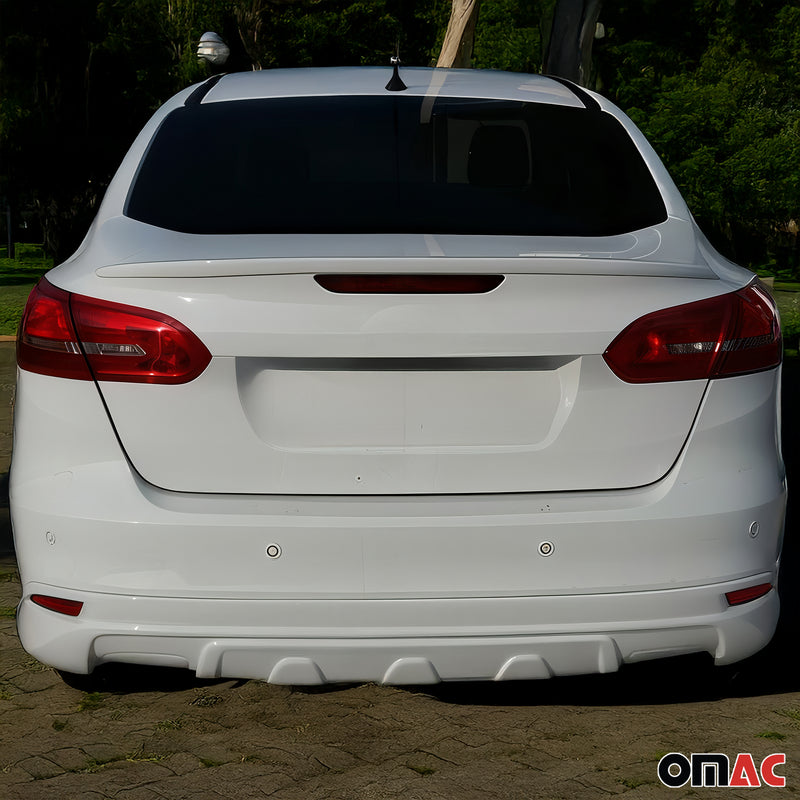 Heckspoiler Dachspoiler für Ford Focus III FL Limo 2015-2018 Hinten Grundiert
