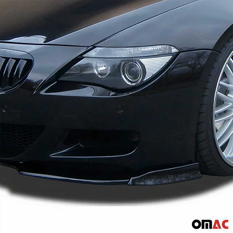 2004-2010 BMW 6er E63 Frontspoiler Vario-X TUV PU Schwarz