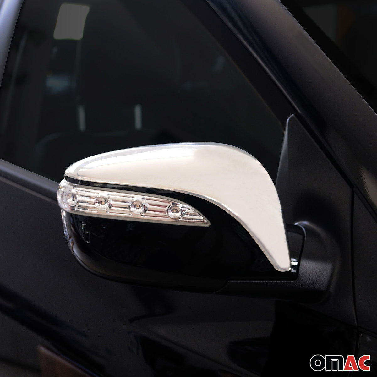 Spiegelkappen Spiegelabdeckung für Hyundai ix35 2010-2015 Edelstahl Chrom 2tlg