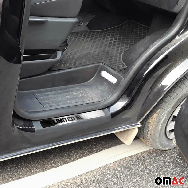 Einstiegsleisten Türschweller Edition für Land Rover Defender Edelstahl Chrom 2x