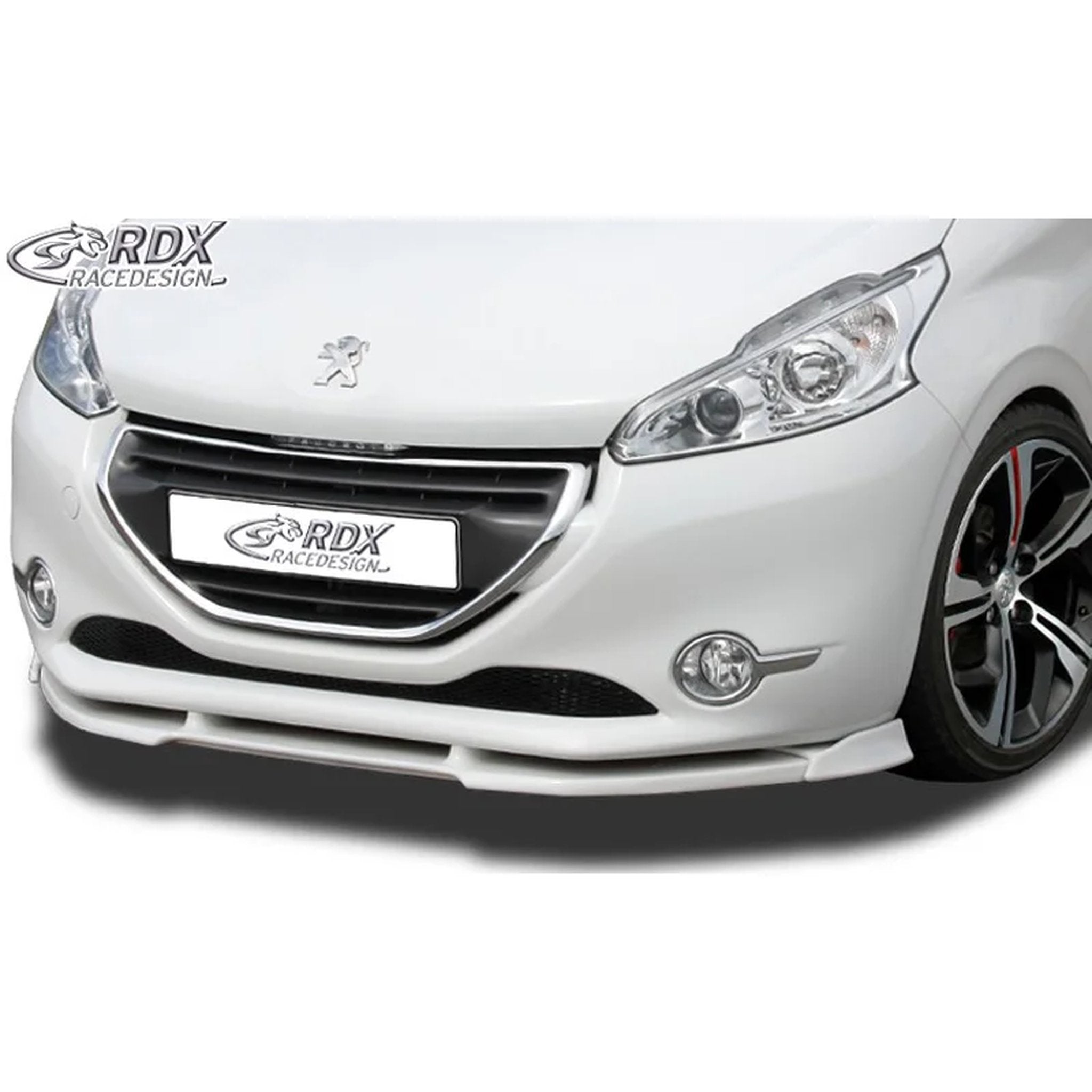 RDX Frontspoiler Vario-X für Peugeot 208 Polyurethan TÜV