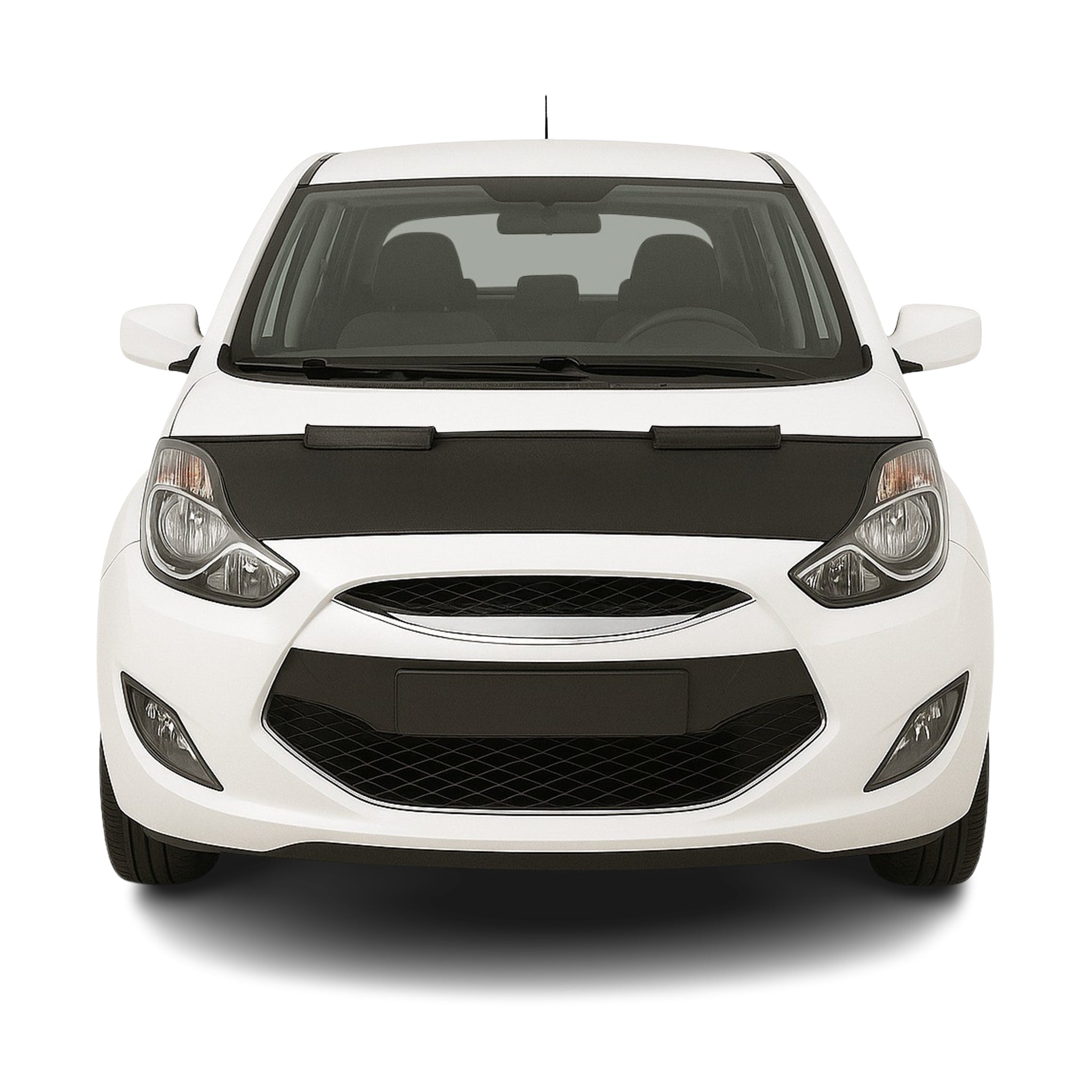 Haubenbra Steinschlagschutz Bonnet Bra für Hyundai iX20 2010-2015 Schwarz Halb