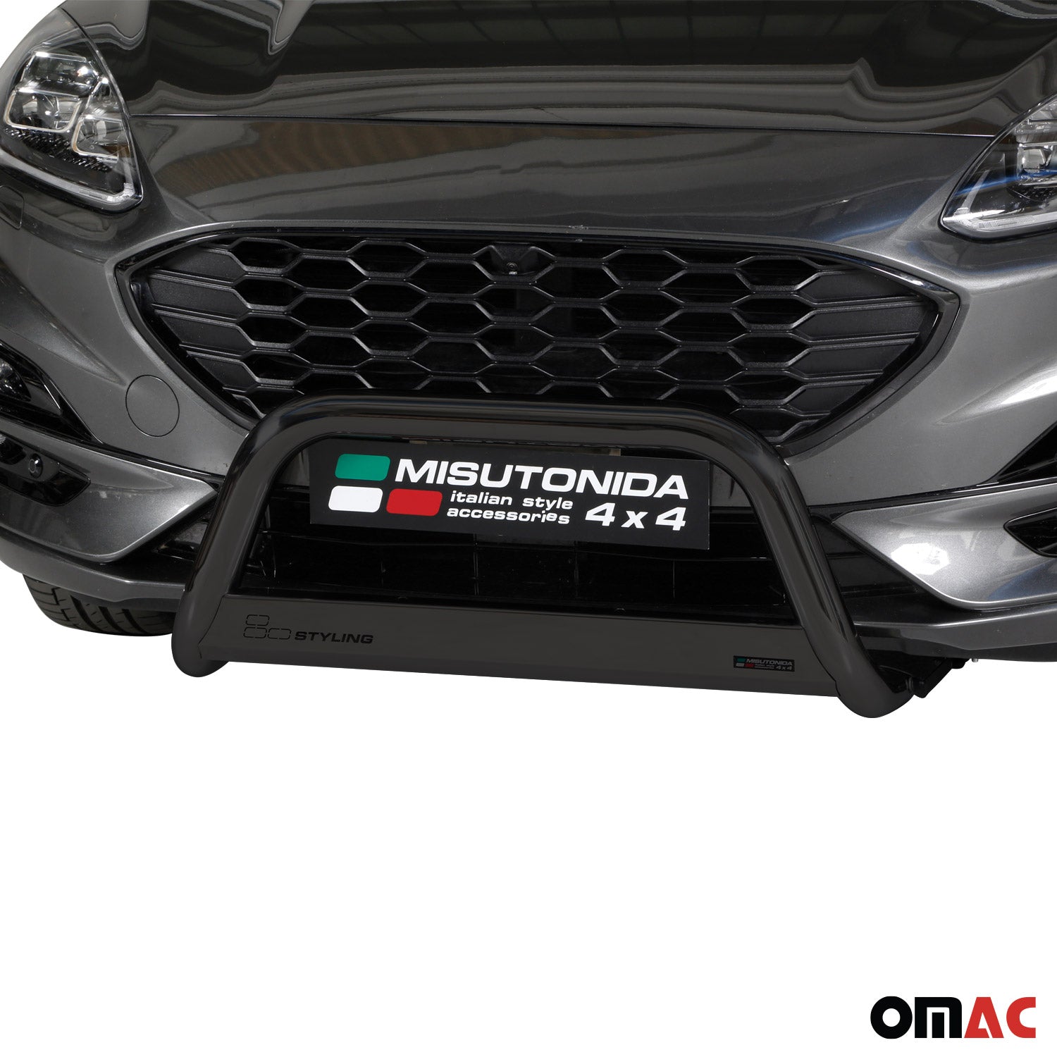 Frontbügel Frontschutzbügel für Ford Kuga III 2019-26 ø63mm Stahl Schwarz Schutz