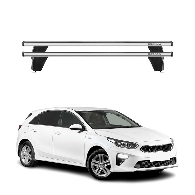 Menabo Dachträger Grundtäger für Kia Ceed 2018-2025 75kg Aluminium Silber 2 tlg