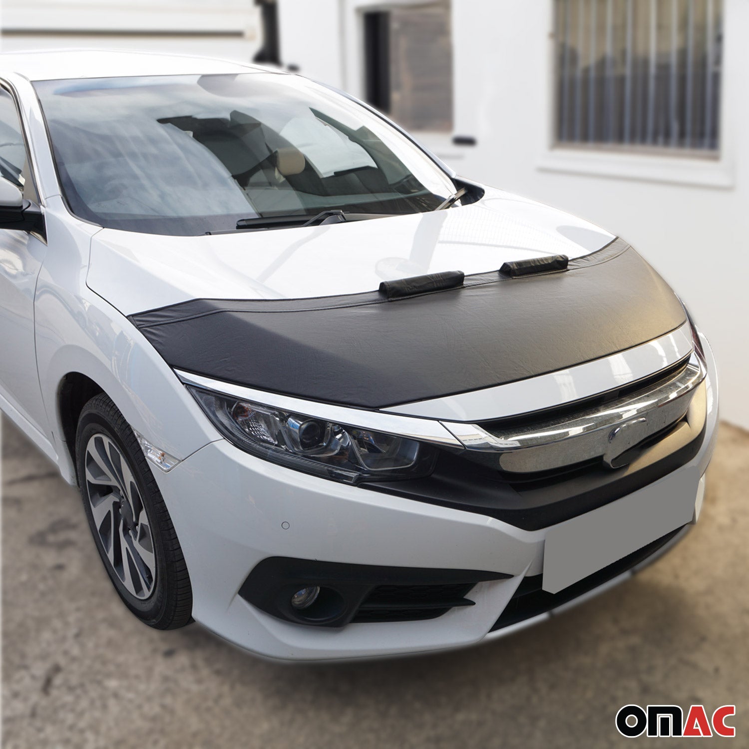 Haubenbra Steinschlagschutz Bonnet Bra für Kia Sorento 2015-2020 Schwarz Halb