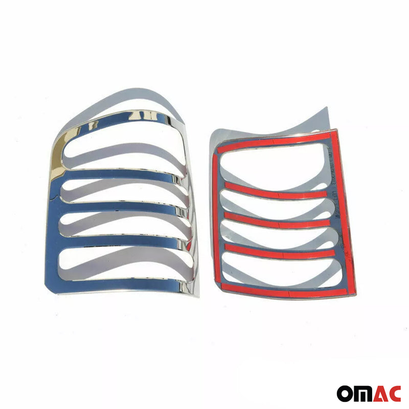 Rücklicht Leisten Heckleuchte für VW Transporter T5 2003-2010 Edelstahl Chrom