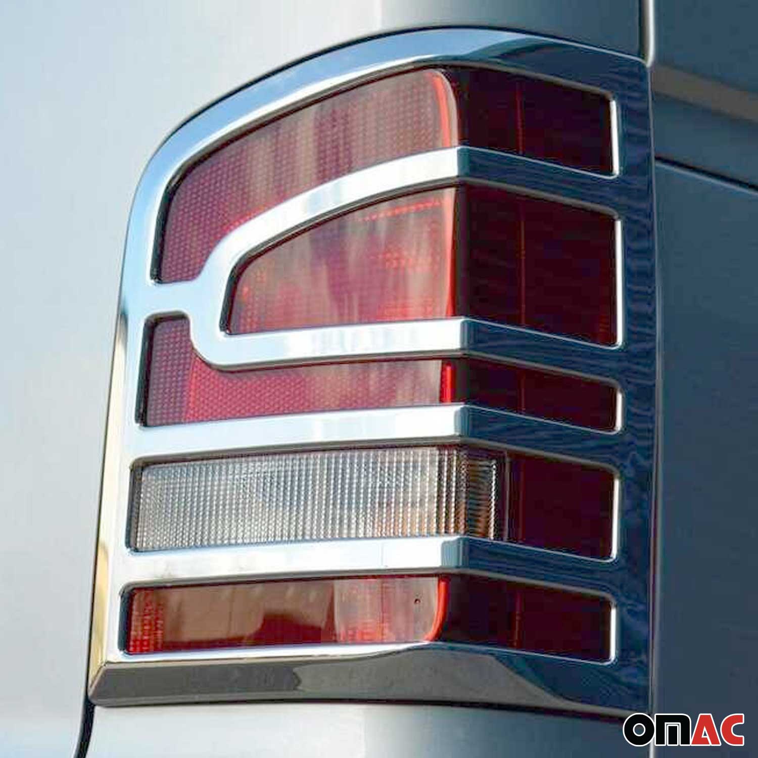Rücklicht Leisten Heckleuchte für VW Transporter T5 2010-2015 Chrom ABS 2tlg