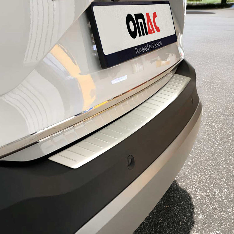 Ladekantenschutz Stoßstangenschutz für Opel Crossland X 2017-21 Chrom Gebürstet