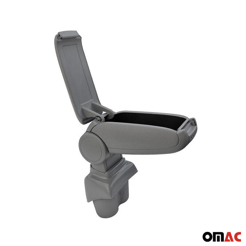 Mittelarmlehne Armlehne Mittelkonsole für VW Caddy 2003-2020 PU-Leder ABS Grau