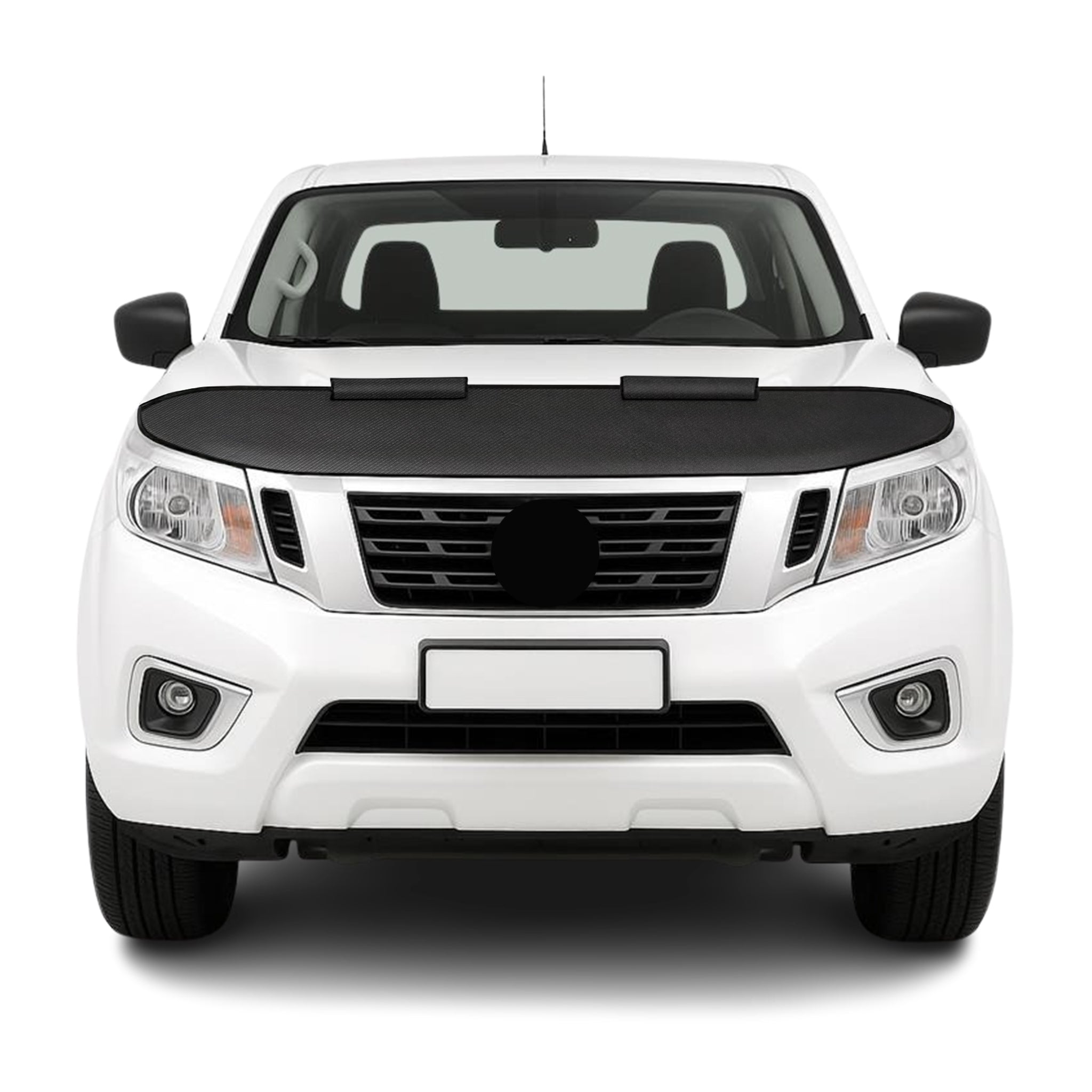 Haubenbra Steinschlagschutz für Nissan Navara D23 2015-2023 Carbon Optik Halb