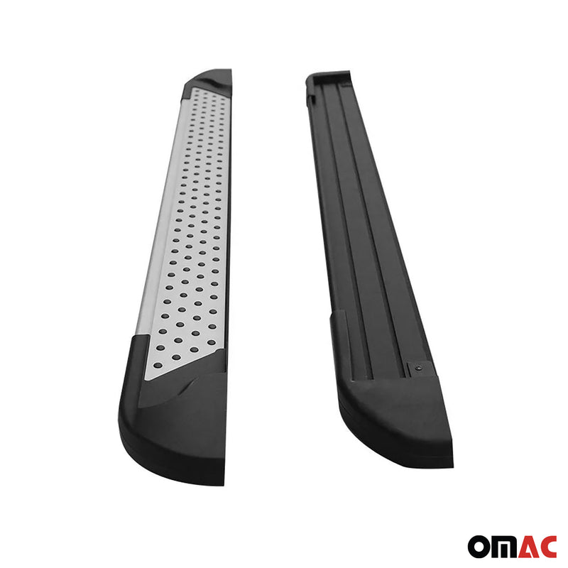 Alu Seitenbretter Trittbretter Schweller für VW Caddy Maxi 2004-2015 Schwarz