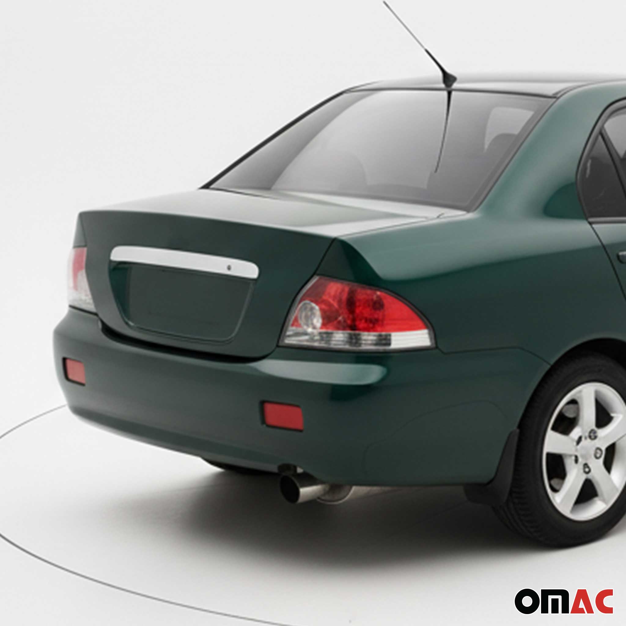 Kofferraumleiste Heckleiste für Mitsubishi Lancer 2003-2007 Edelstahl Chrom