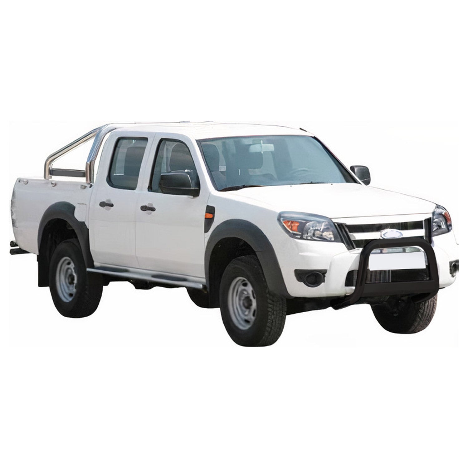 Frontbügel Frontschutzbügel für Ford Ranger 2009-2011 ø63mm Stahl Schwarz Schutz