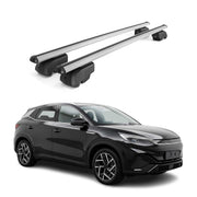 Dachträger Grundträger für BYD Atto 3 2022-2026 Aluminium Silber 2tlg