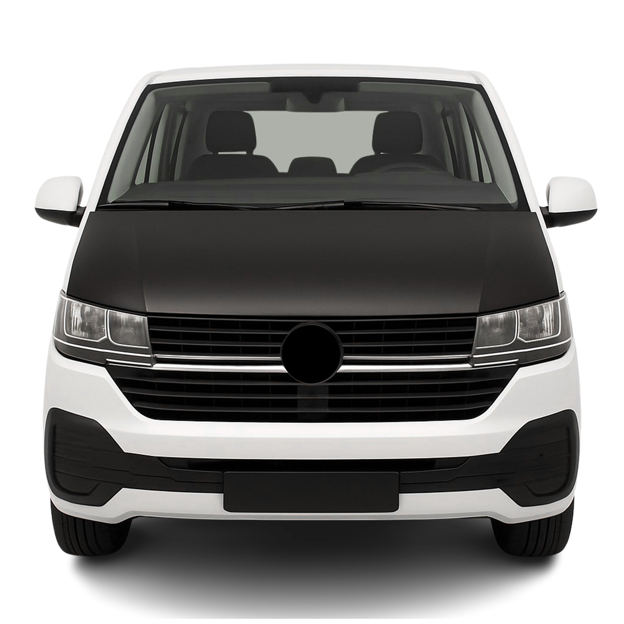 Haubenbra Bonnet Bra Steinschlagschutz für VW T6 T6.1 Transporter Schwarz