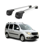 Dachträger Grundträger für Mercedes Citan W415 2012-2021 Aluminium 75kg Grau 2x
