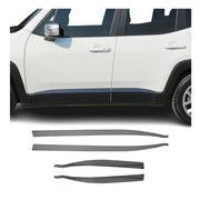 Seitentürleiste Türschutzleiste für Jeep Renegade 2015-2024 Chrom Dunkel 4x