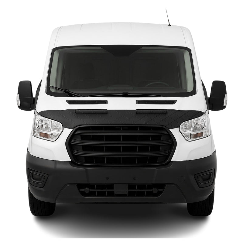 Schwarz Halb Haubenbra Steinschlagschutz Bonnet Bra für Ford Transit 2014-2025