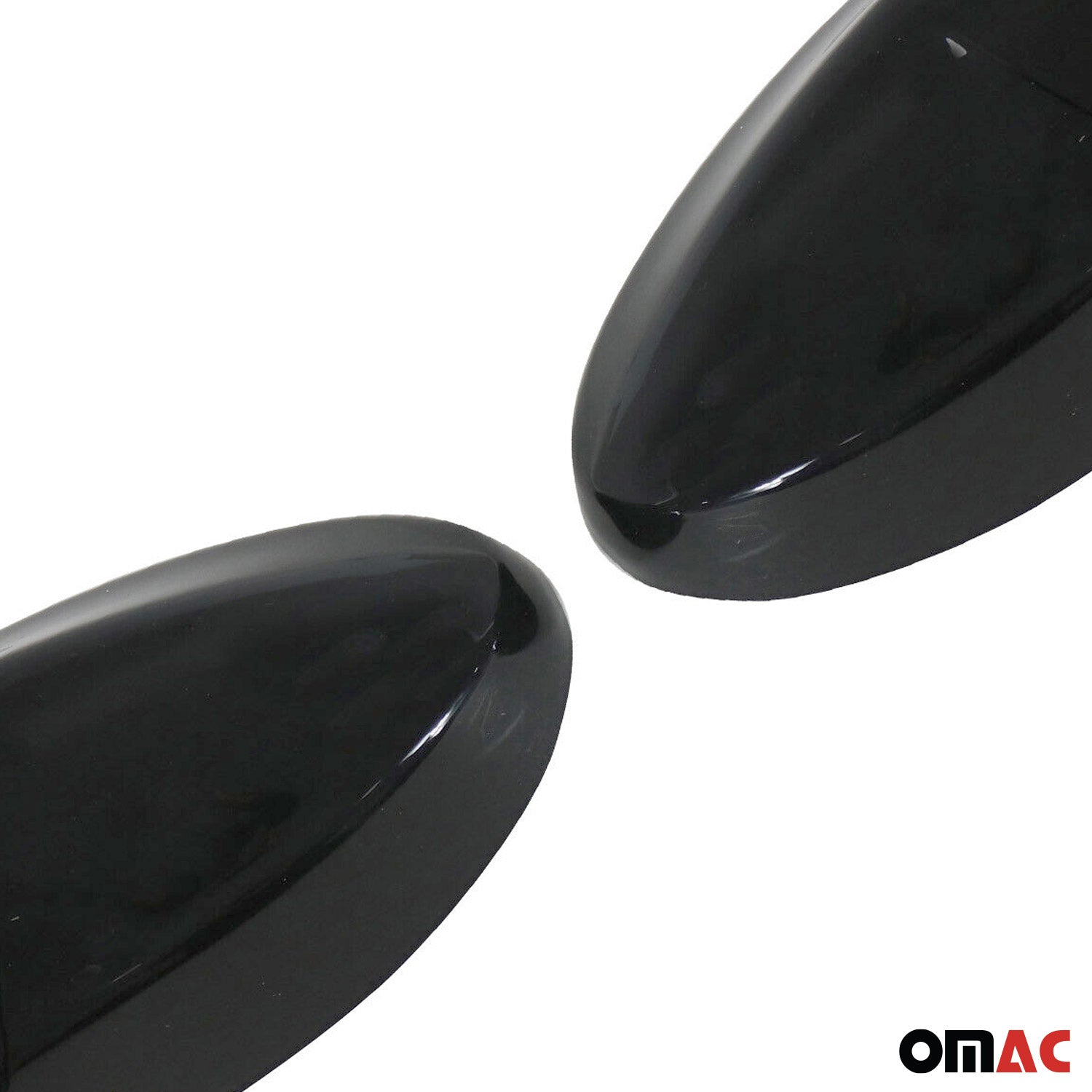 Spiegelkappen Spiegelabdeckung für BMW 3er E90 2005-2008 ABS Schwarz Glanz 2tlg