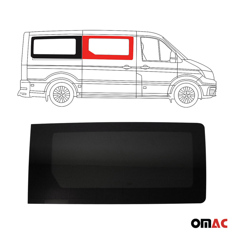 Seitenfenster Sicherheitsglas für MAN TGE 2017-2024 Auto Schiebetür Rechts L2