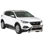 Frontbügel Frontschutzbügel für Opel Grandland X 2017-2024 ø63mm Stahl Silber
