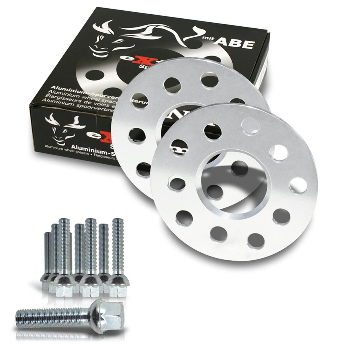 JOM Spurverbreiterung Set 10mm für VW T-Cross (C1) mit ABE Aluminium