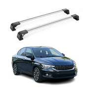 Dachträger Grundtäger für Fiat Tipo Limo 2015-2026 75kg Aluminium Silber 2 tlg