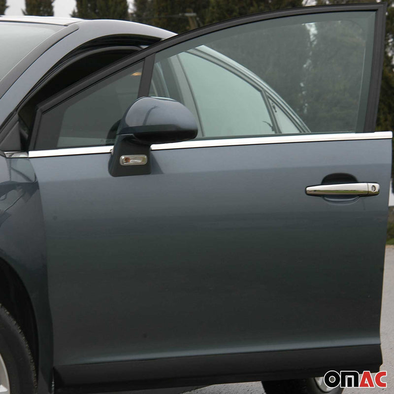 Fensterleisten Zierleisten für Citroen C4 2006-2013 Stufenheck Edelstahl 8tlg
