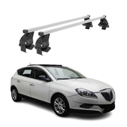 Menabo Dachträger Grundtäger für Lancia Delta 2008-2014 50kg Stahl Silber 2 tlg